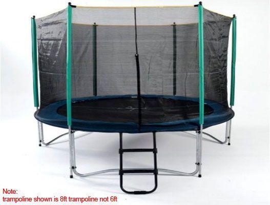 6ft Trampoline with Enclosure
